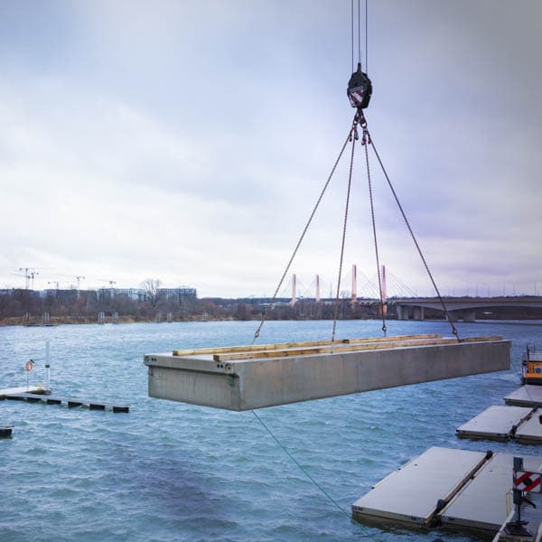 Pływające pomosty - Marina Osobowice | Wrocław miniaturka