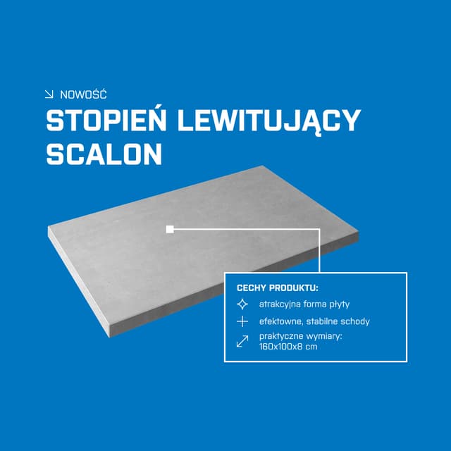 Grafika promująca Stopień Lewitujący Scalon